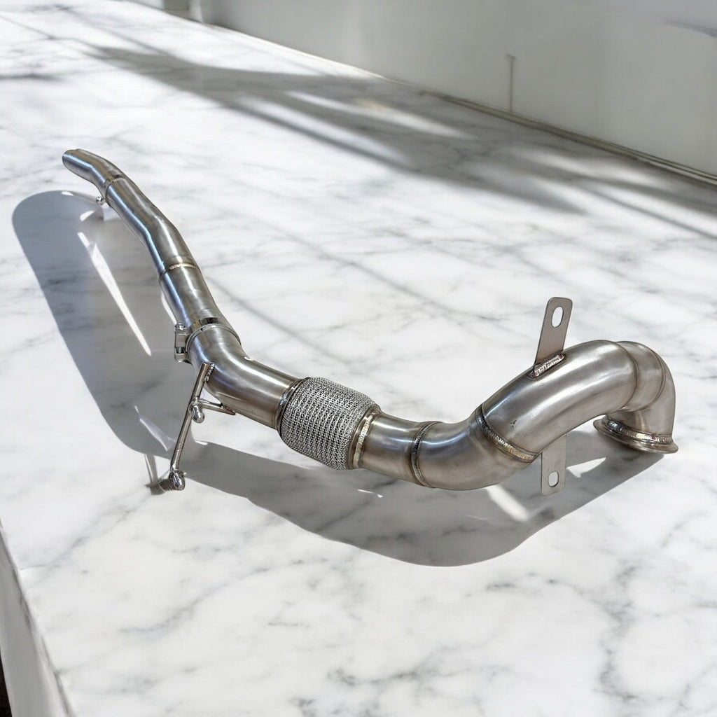 AWD VW MK7 Golf R Race Downpipe - 2.0T (Premium Catless and Catted) | Palenon Performance